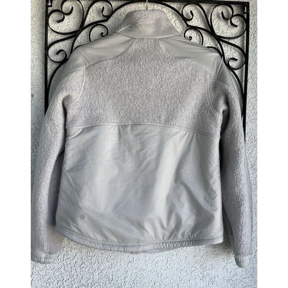 Lululemon Go Cozy Wool Blend Jacket - Size 6 - Gray - Picture 10 of 15